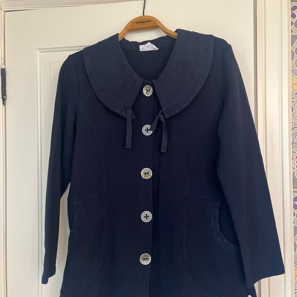 Neon Buddha Button long Sweater - Picture 2 of 7